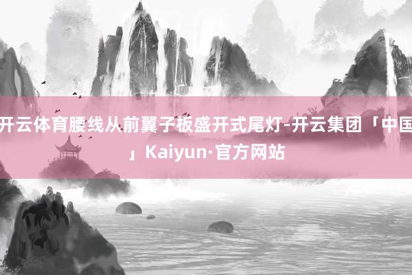 开云体育腰线从前翼子板盛开式尾灯-开云集团「中国」Kaiyun·官方网站